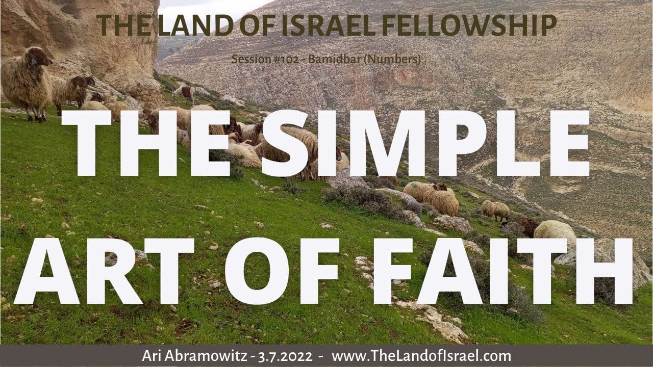The Simple Art of Faith: The Land of Israel Fellowship