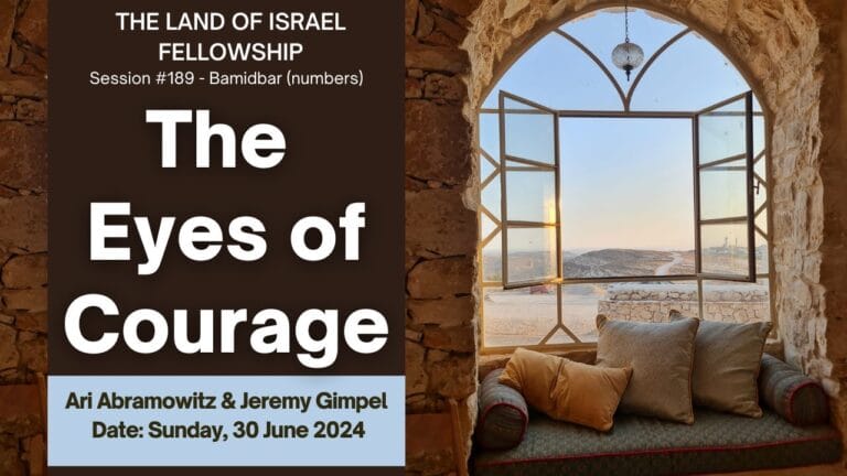 The Eyes of Courage: The Land of Israel Fellowship
