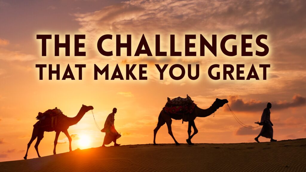 The Challenges That Make You Great - Ari Abramowitz: The Land of Israel Fellowship