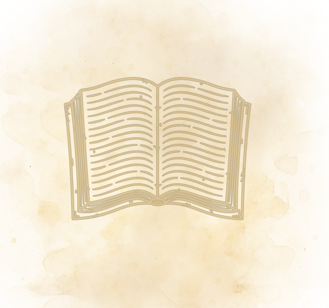 Gold Book with Soft Background
