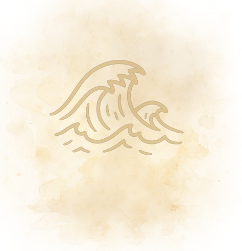 Gold Wave with soft background